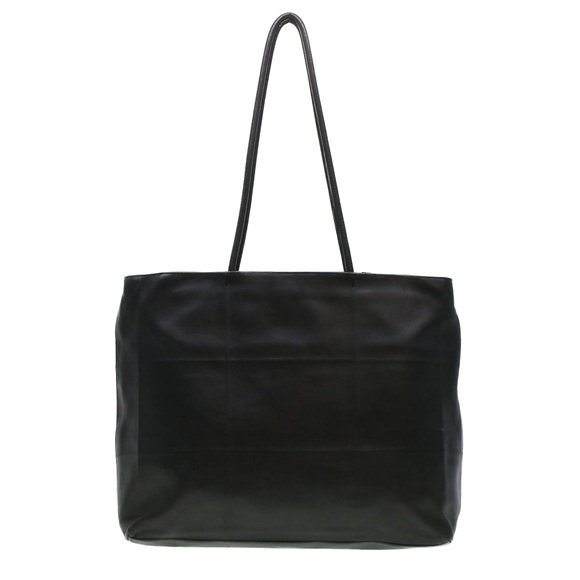 PRADA Tote Bag Leather Black Auth hk724 - Picture 13 of 16